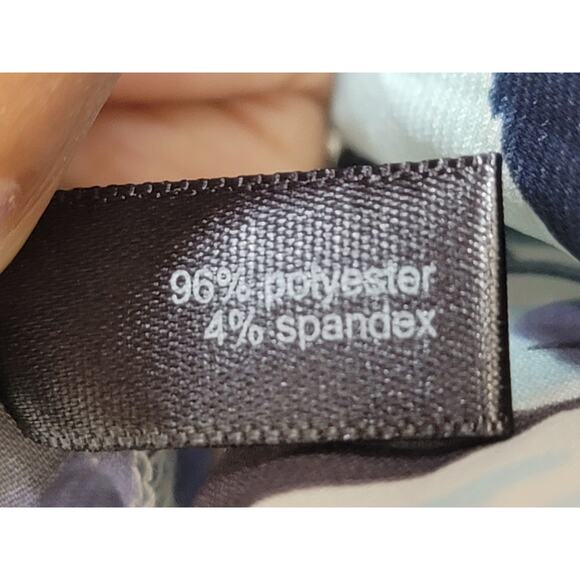 The Limited Button Up Blouse Women's Small Multicolor Floral Long Sleeve Stretch - Picture 10 of 11